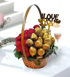  Rose Serisi Seni Seviyorum Sepeti